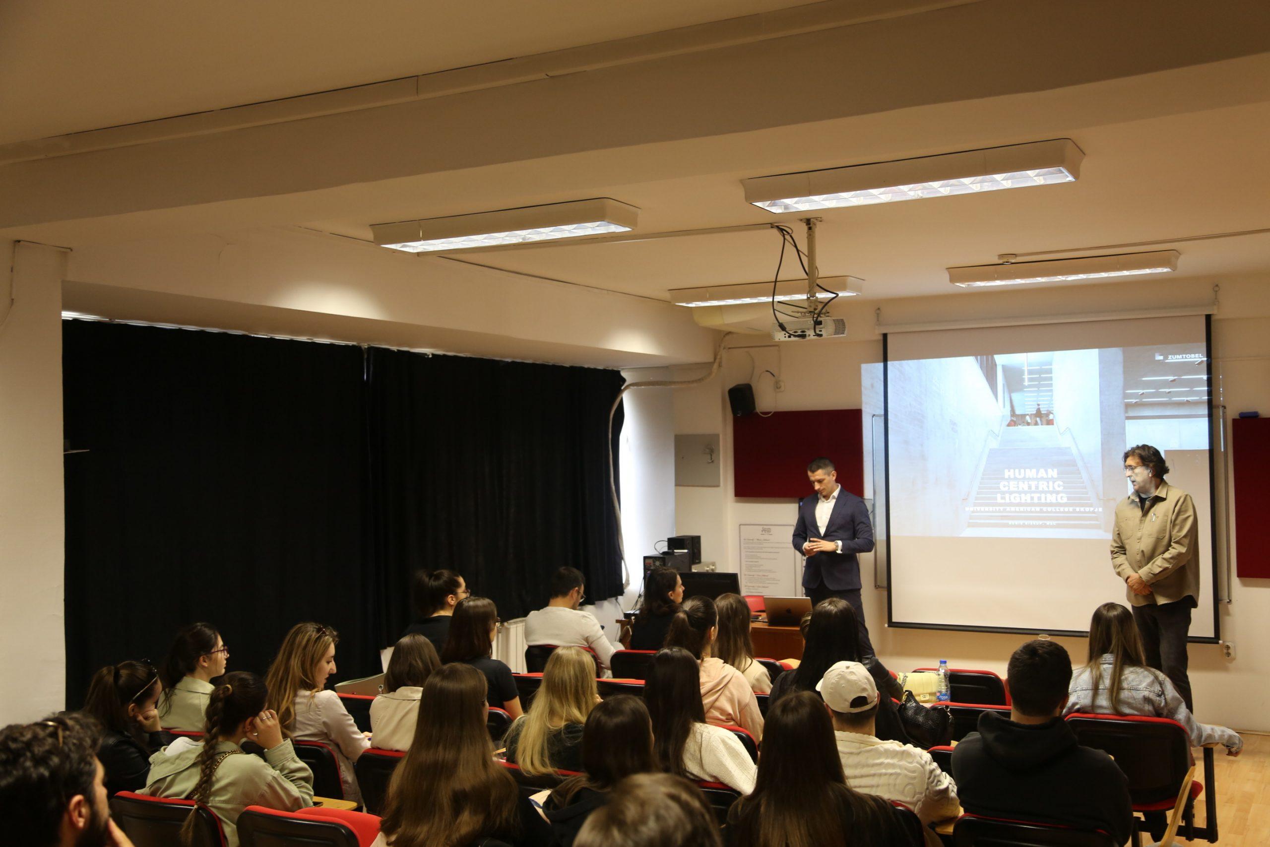 Lecture by Mr. Denis Bishkup at the School of Architecture and Design