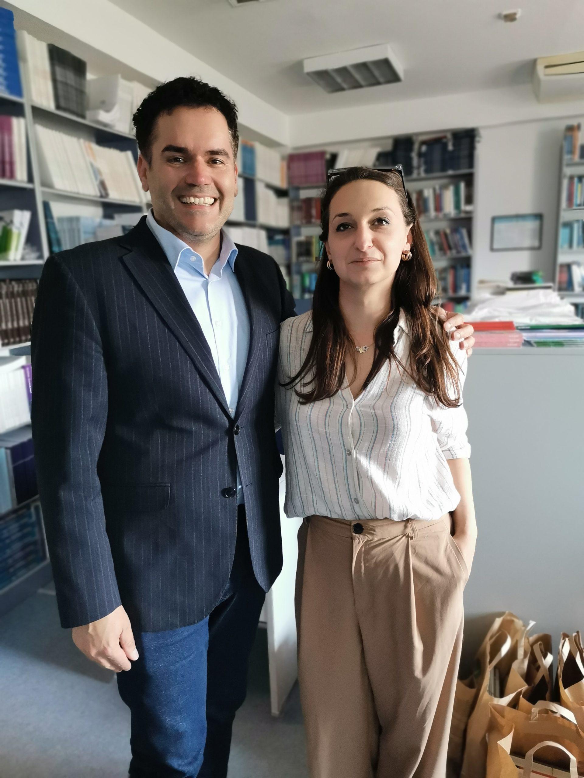 Book donation to the UACS library by Mr. Bojan D. Georgievski