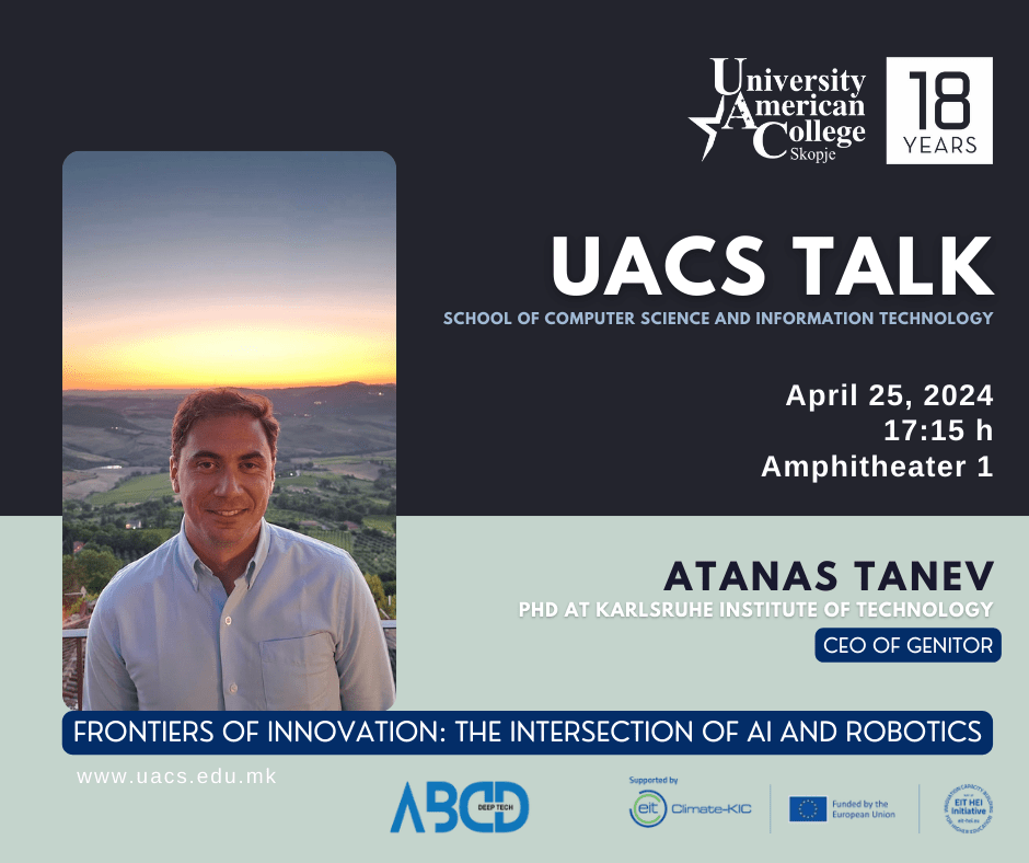 Coming up next - UACS Talks (25.04.)!