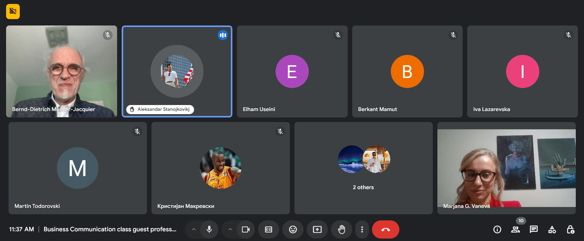 E-lecture on the Topic of Intercultural Communication, with renowed Prof Dr Bernd Müller- Jacquier