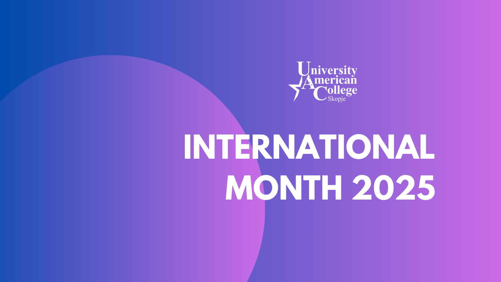 UACS International Month 2025